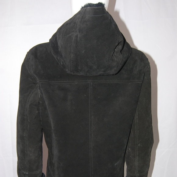 100% Genuine Leather Wilsons Black Jacket Sz S - Picture 3 of 8